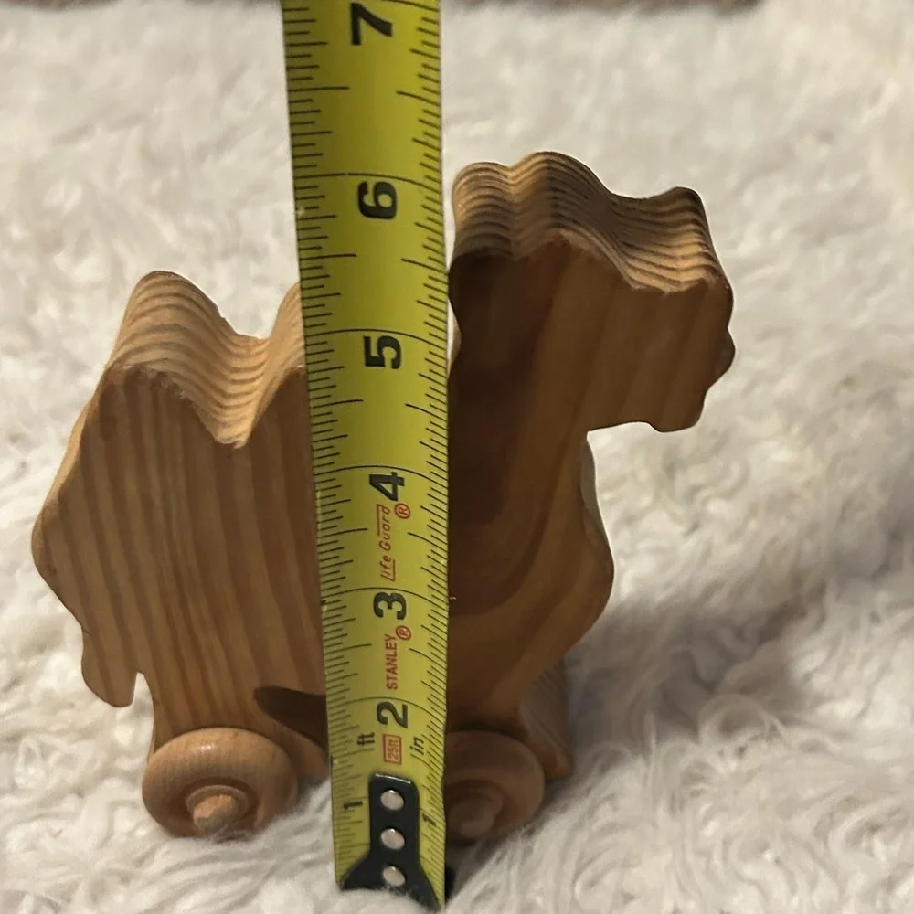 50%offw❤️ Lot Wooden Camel -car horse push toy raw wood Camel p02